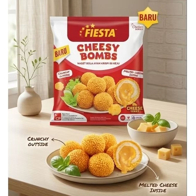 Fiesta Cheesy Bombs isi 10