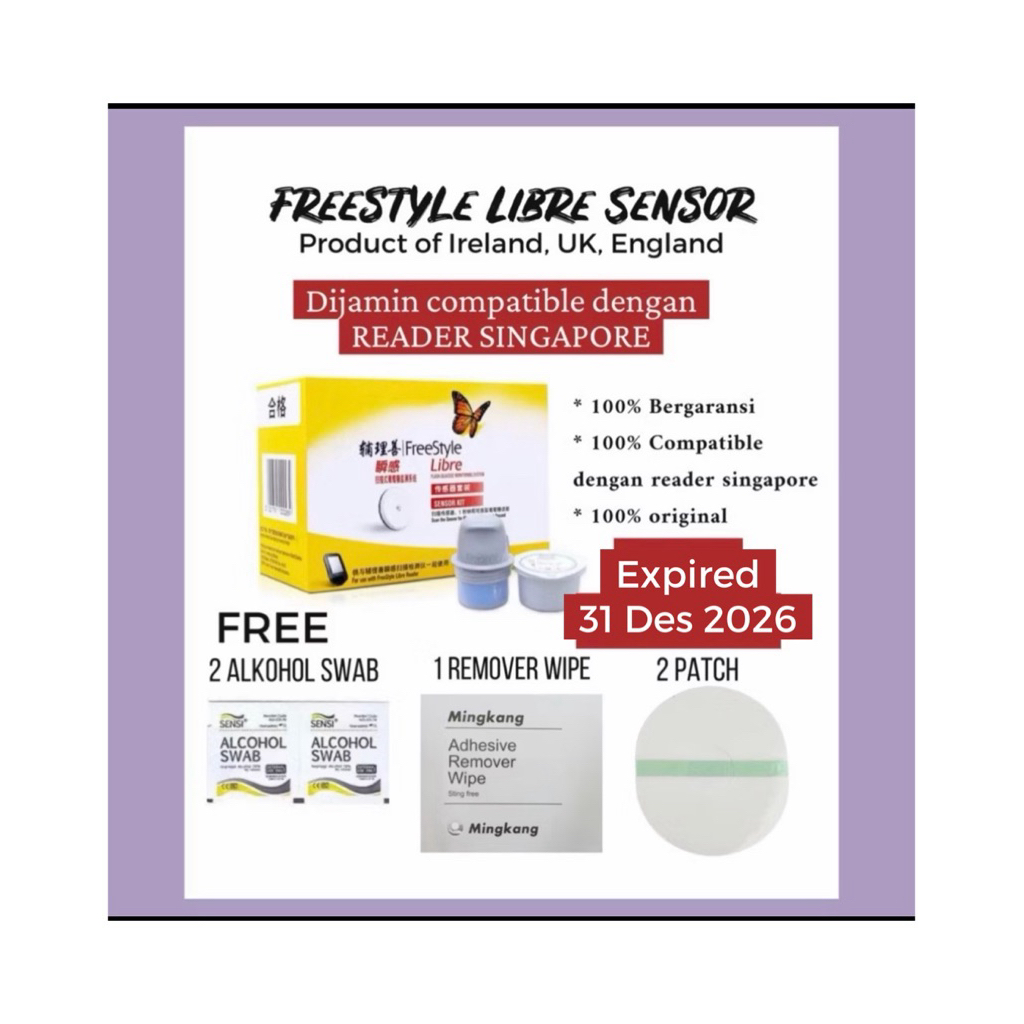 freestyle libre 1 sensor original bergaransi