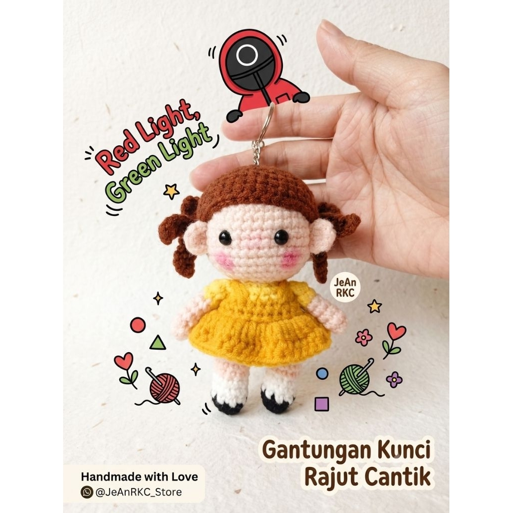Boneka Rajut Squid Game