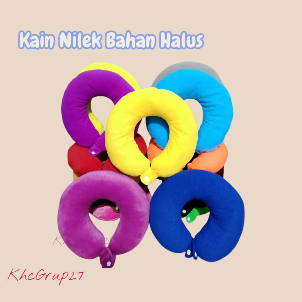Bantal Leher Polos Random Murah