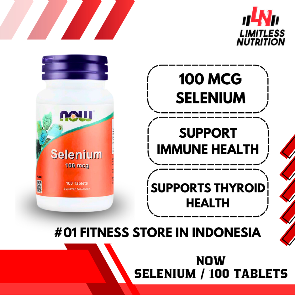 Now Selenium 100mcg - 100 tablet Protection & Immune boost