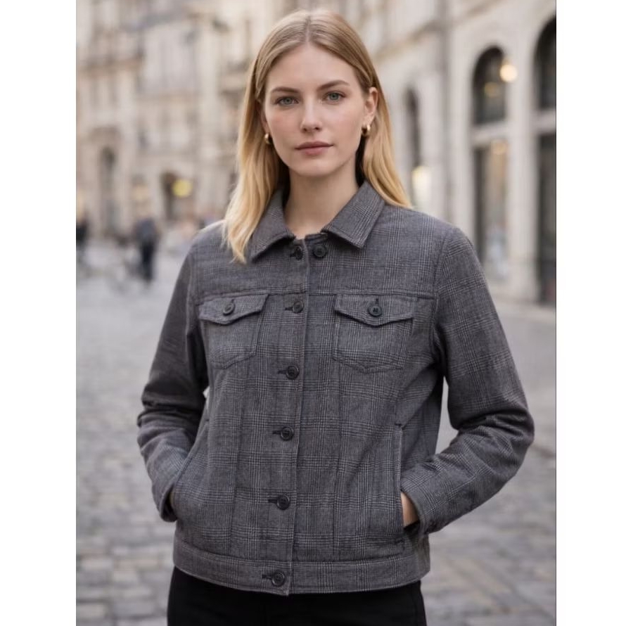 Blazer Jacket Plaid hnm