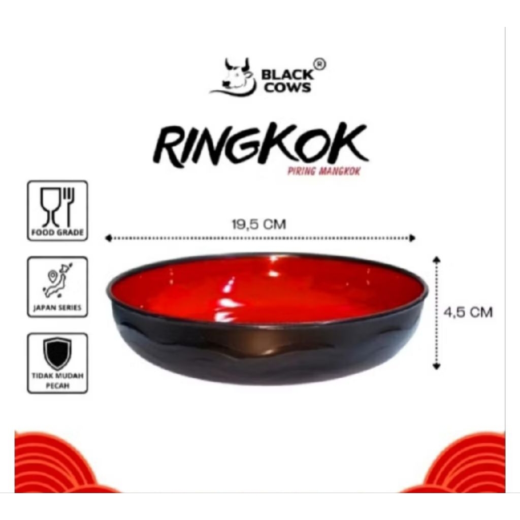 Black Cows Ringkok(Piring mangkok)