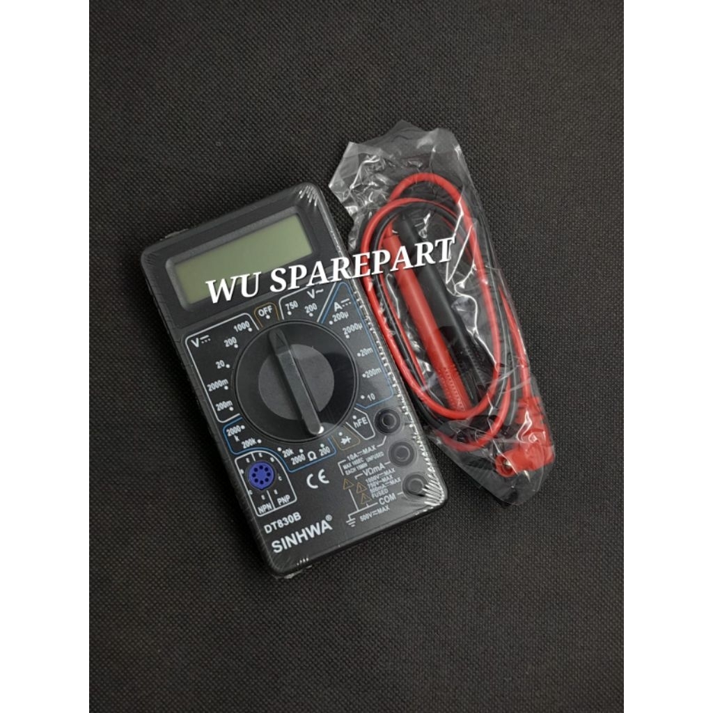 AVOMETER DIGITAL DT 830B 830D SINHWA