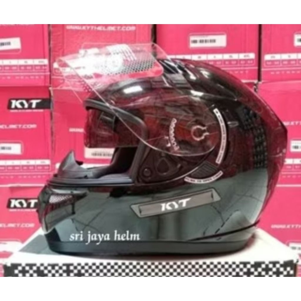 HELM KYT K2 RIDER BLAK PULL WARNA