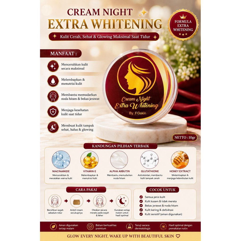 CREAM MALAM EXTRA FLEK GLOWING