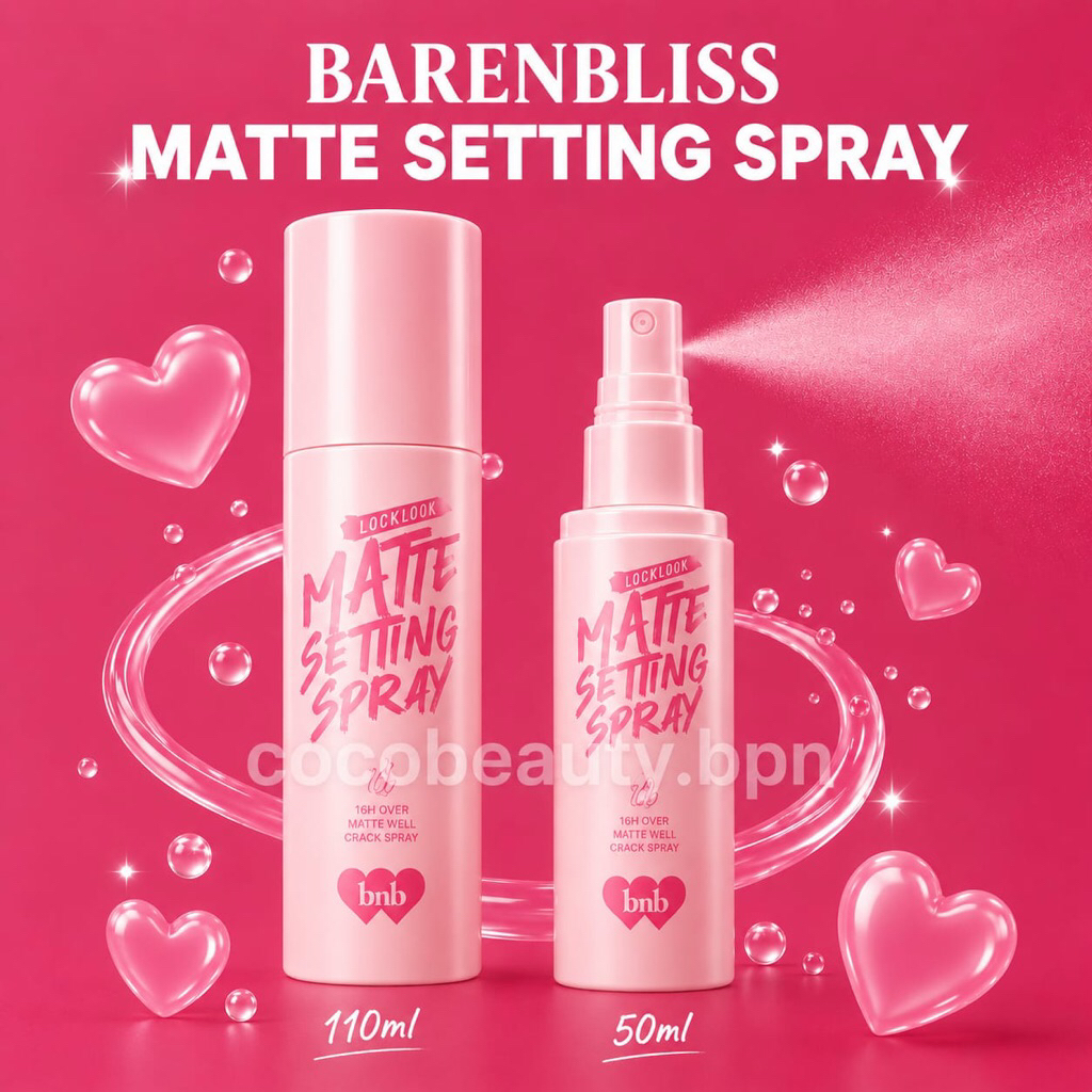 Barenbliss Matte Setting spray
