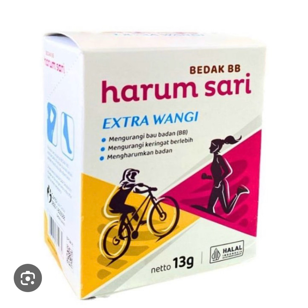 Harum sari bedak BB extra wangi