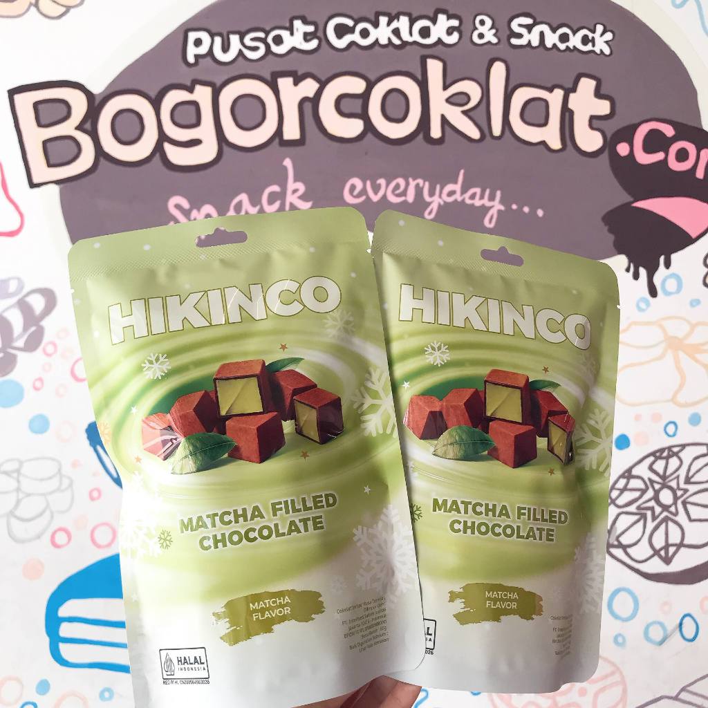 HIKINCO FILLED CHOCOLATE MATCHA 60GR