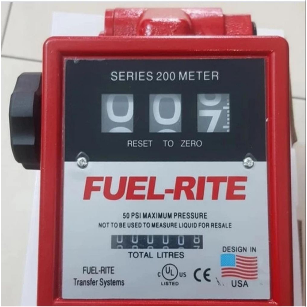 Flowmeter fluel rite 1" 3digit
