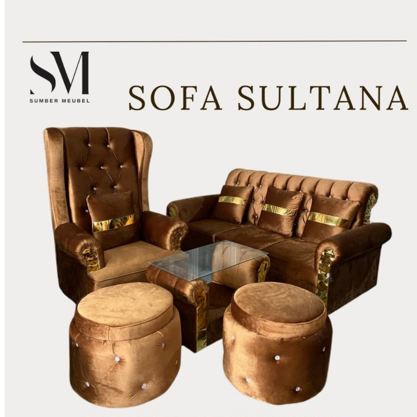 SOFA SULTANA 3 + 1 + 2 PUFF