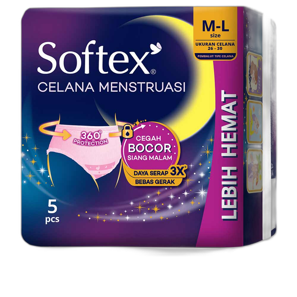 softex celana menstruasi  m-l  5s