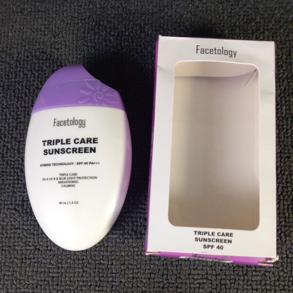 Sunscreen facetology