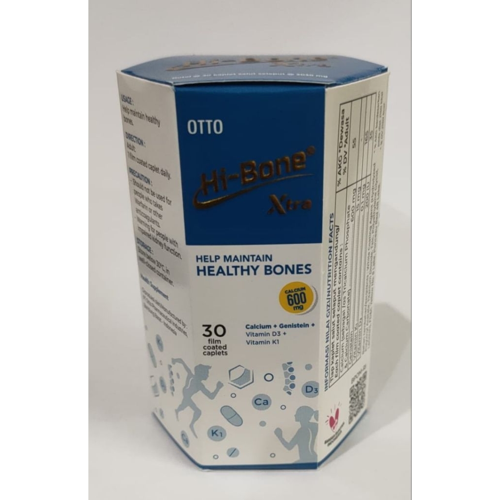 HI-BONE 600 BOTOL 30 KAPLET