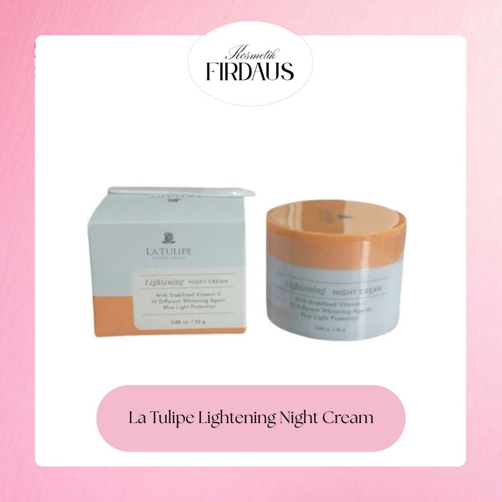 La Tulipe Lightening Night Cream