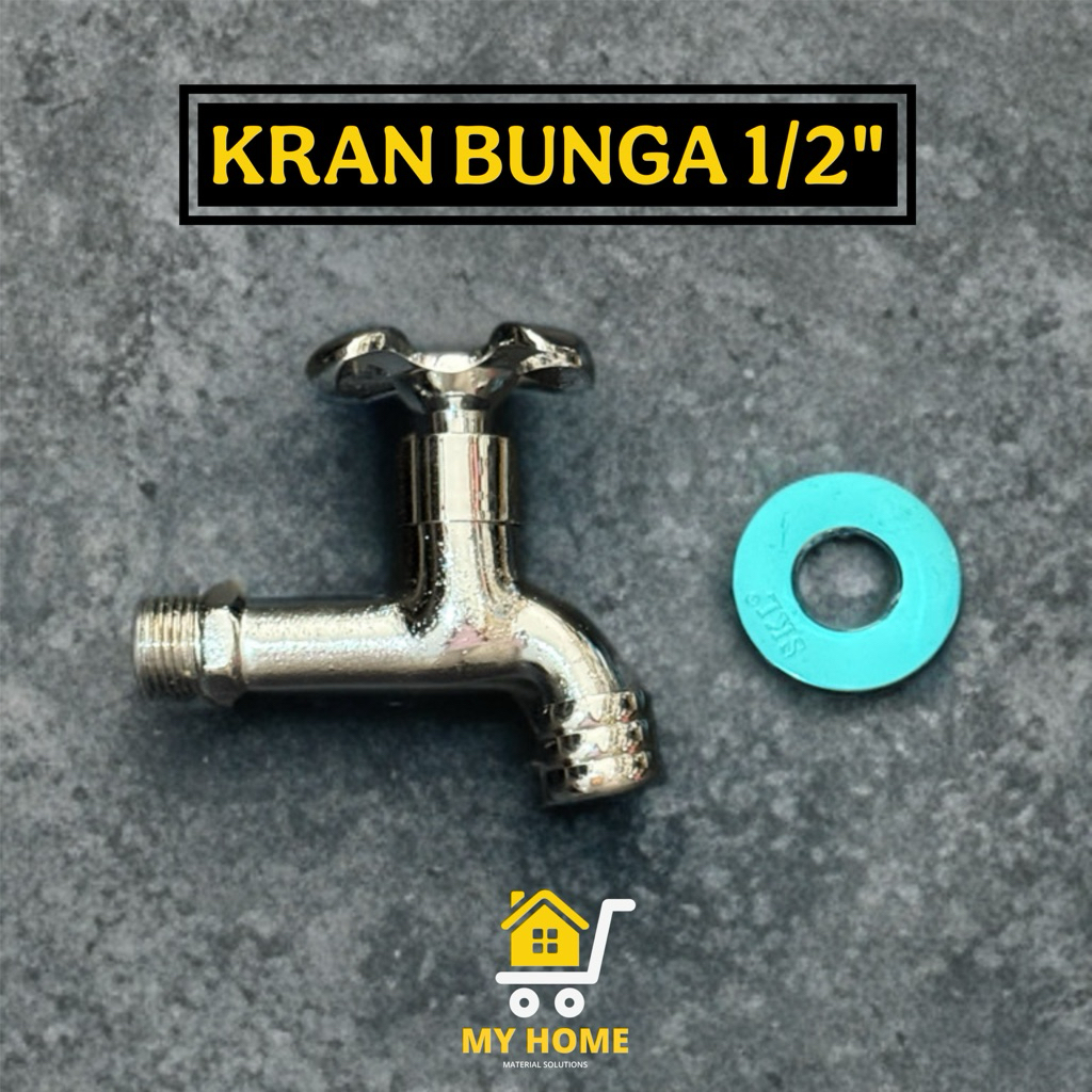 Kran Tembok Bunga - 1/2”