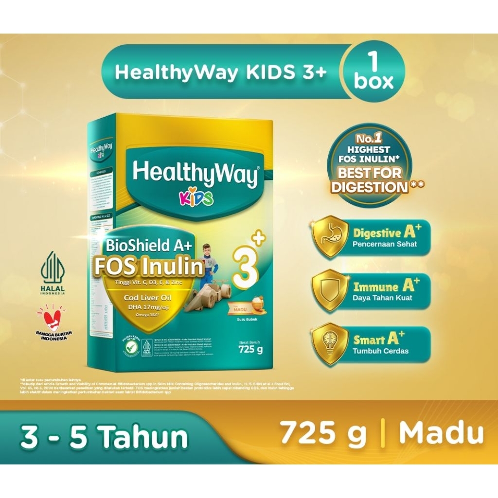 HEALTHYWAY 3+ MADU 725GR