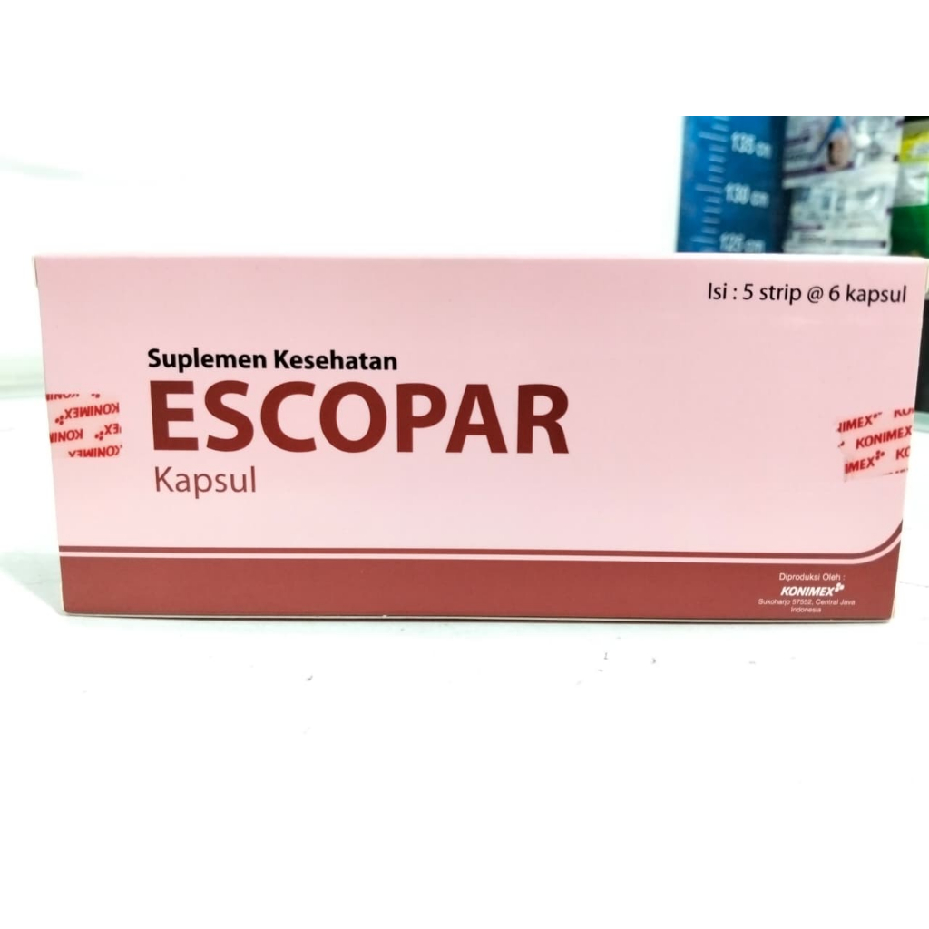 Escopar Box isi 30 Kapsul