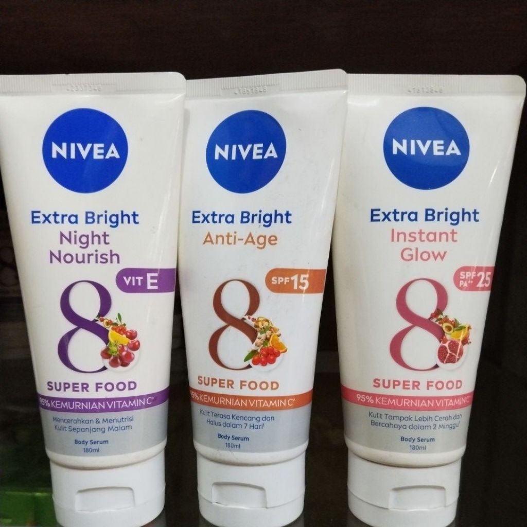 Nivea extra bright body serum 180 ml