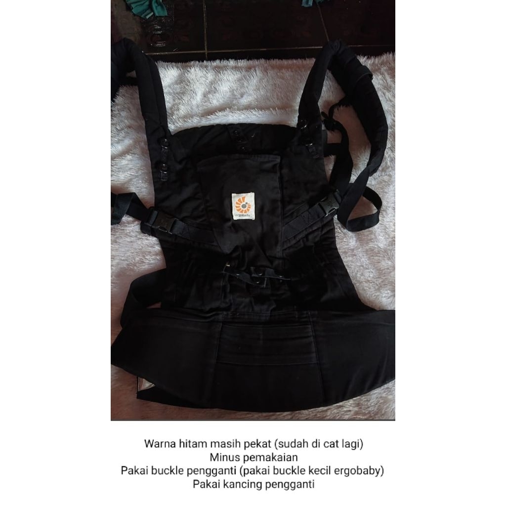 preloved gendongan ssc ergobaby adapt black
