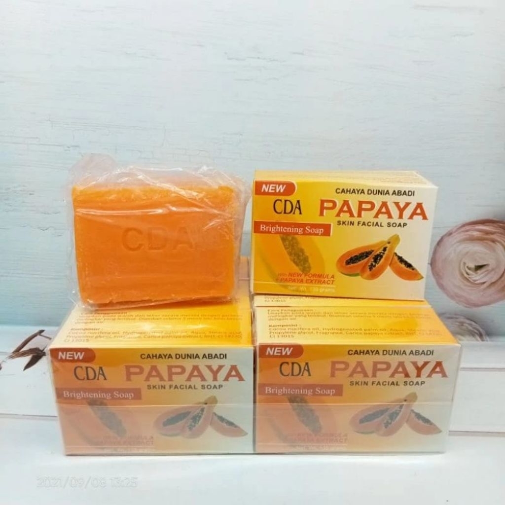 6pcs sabun Papaya cda bpom