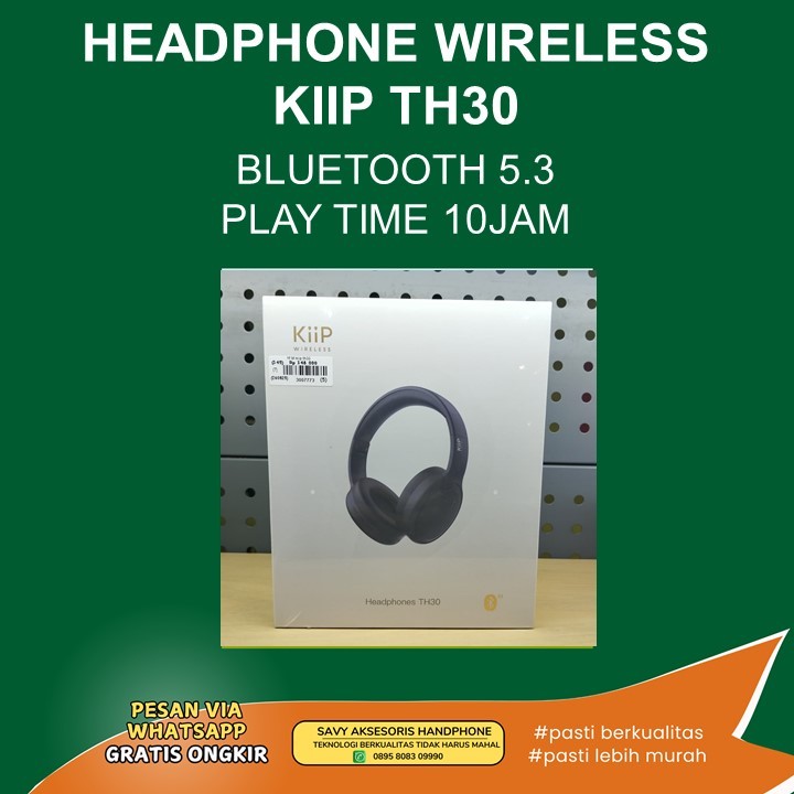 HEADPHONE WIRELESS KIIP TH30