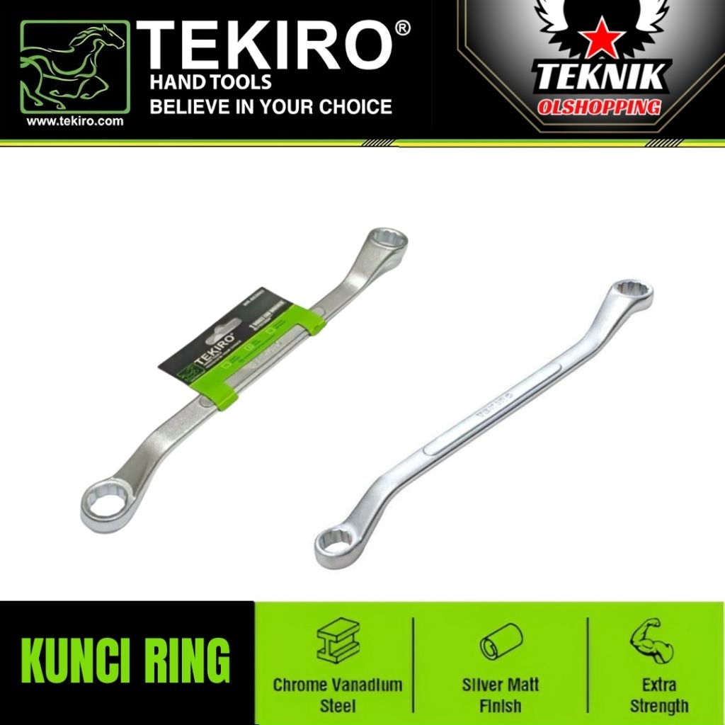 TEKIRO Kunci Ring Double Ring Tools / Alat Perkakas