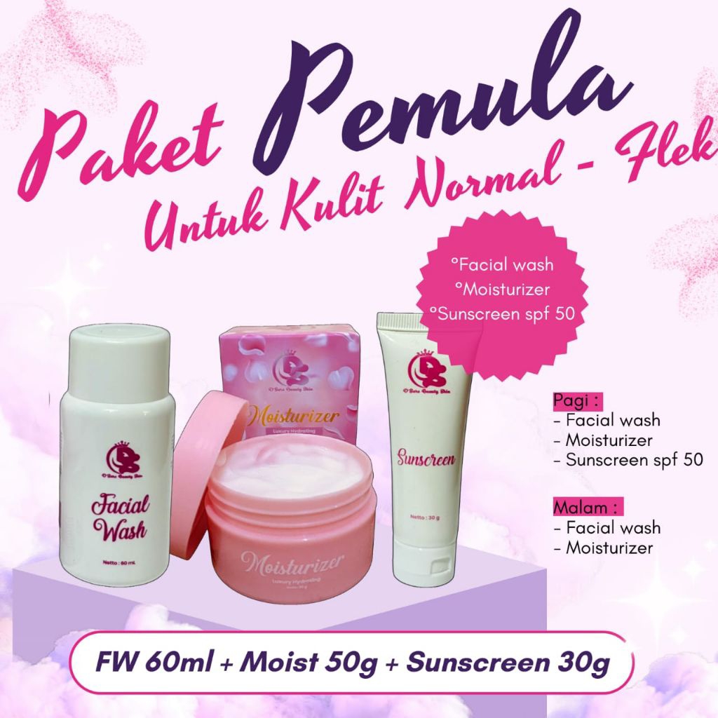 paket Besic pemula kulit normal &flek