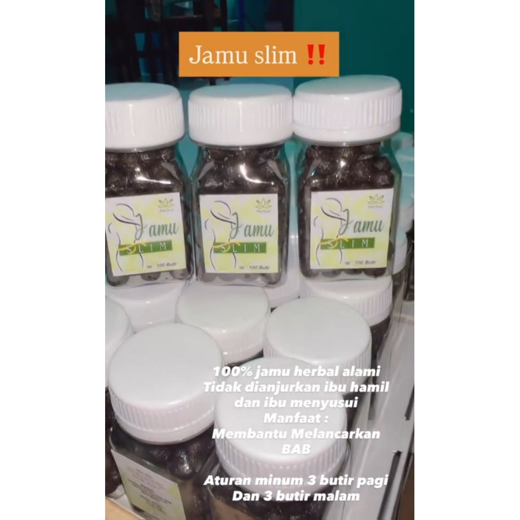 JAMU SLIM HERBAL 100%