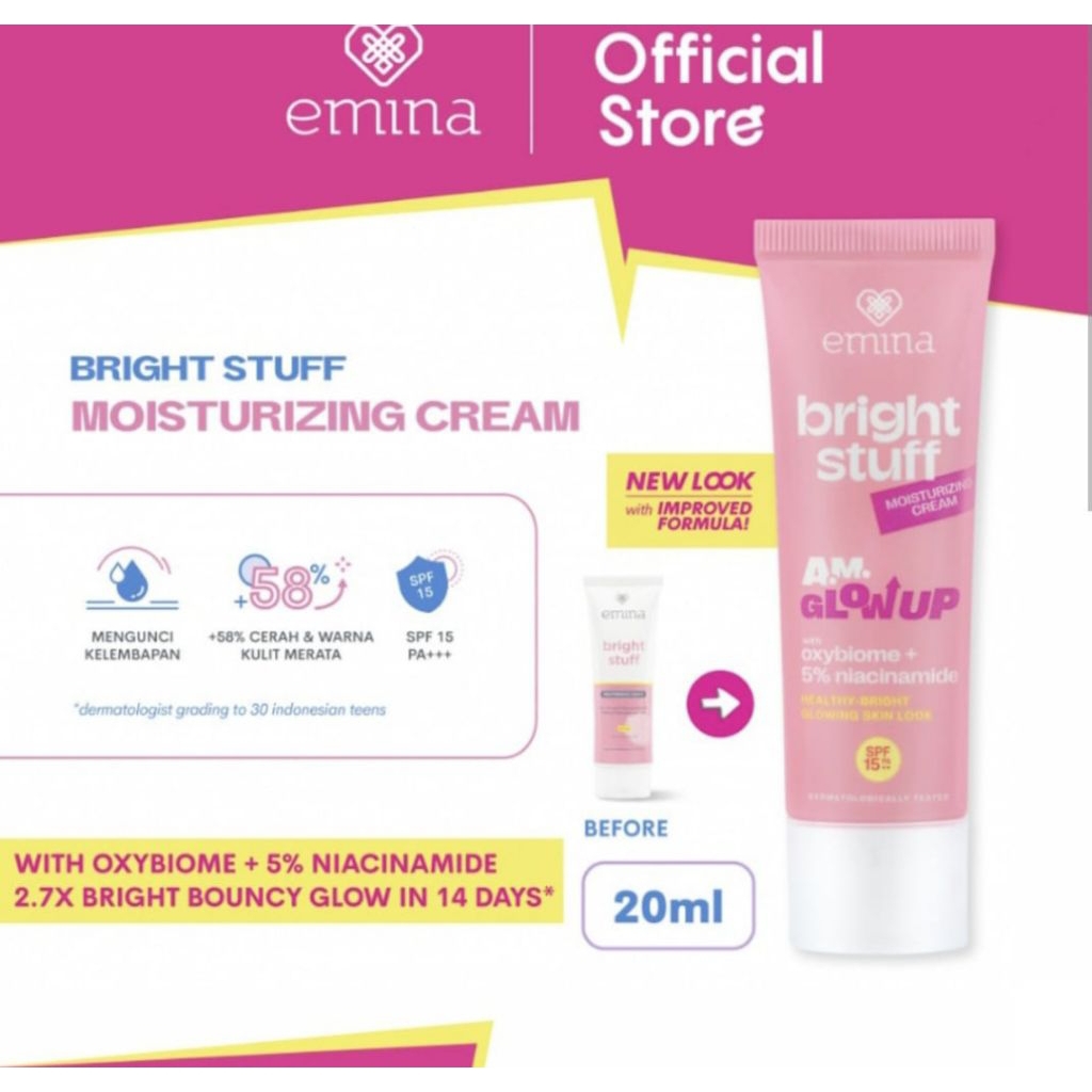 Emina moisturizer cream