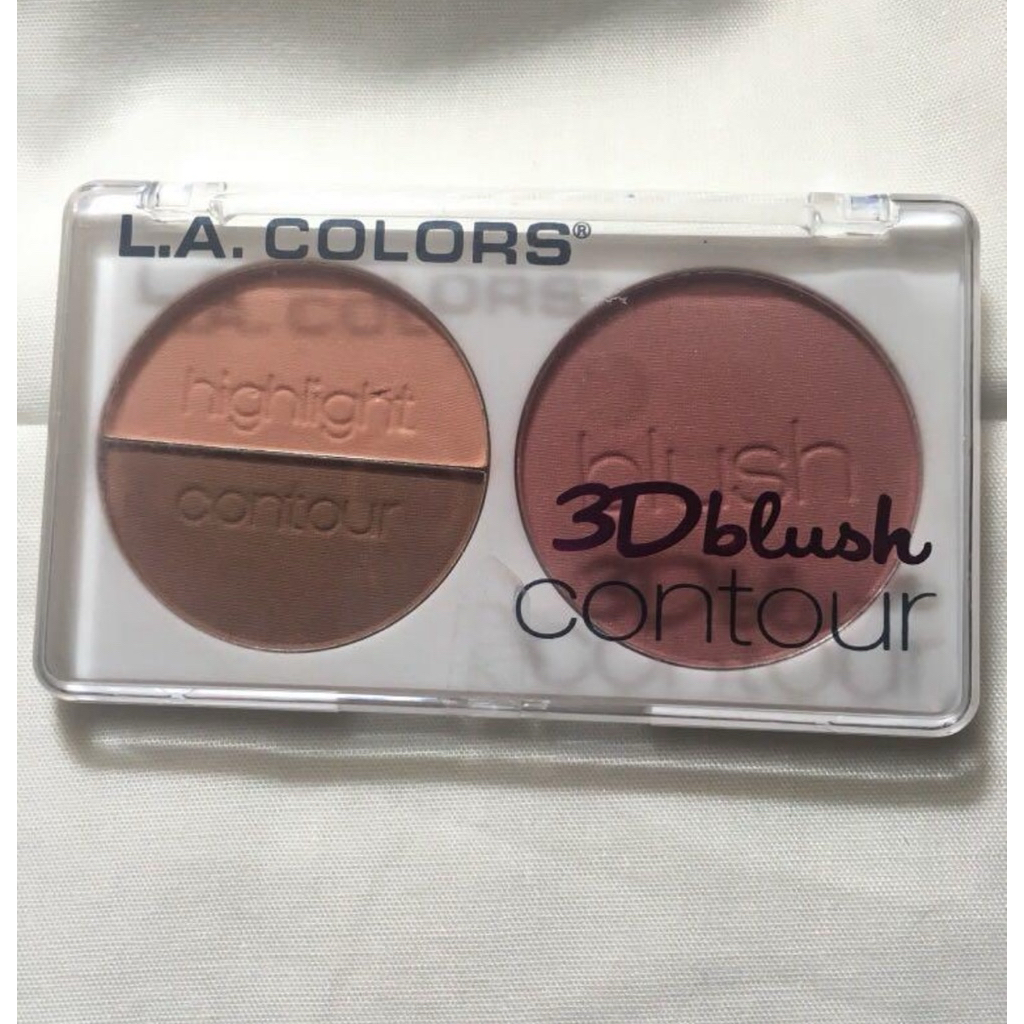La Color Blush on & contour & highlight second