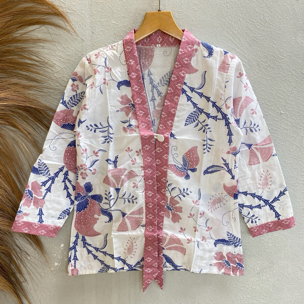 Batik Moeda - Outer batik kartini kancing depan