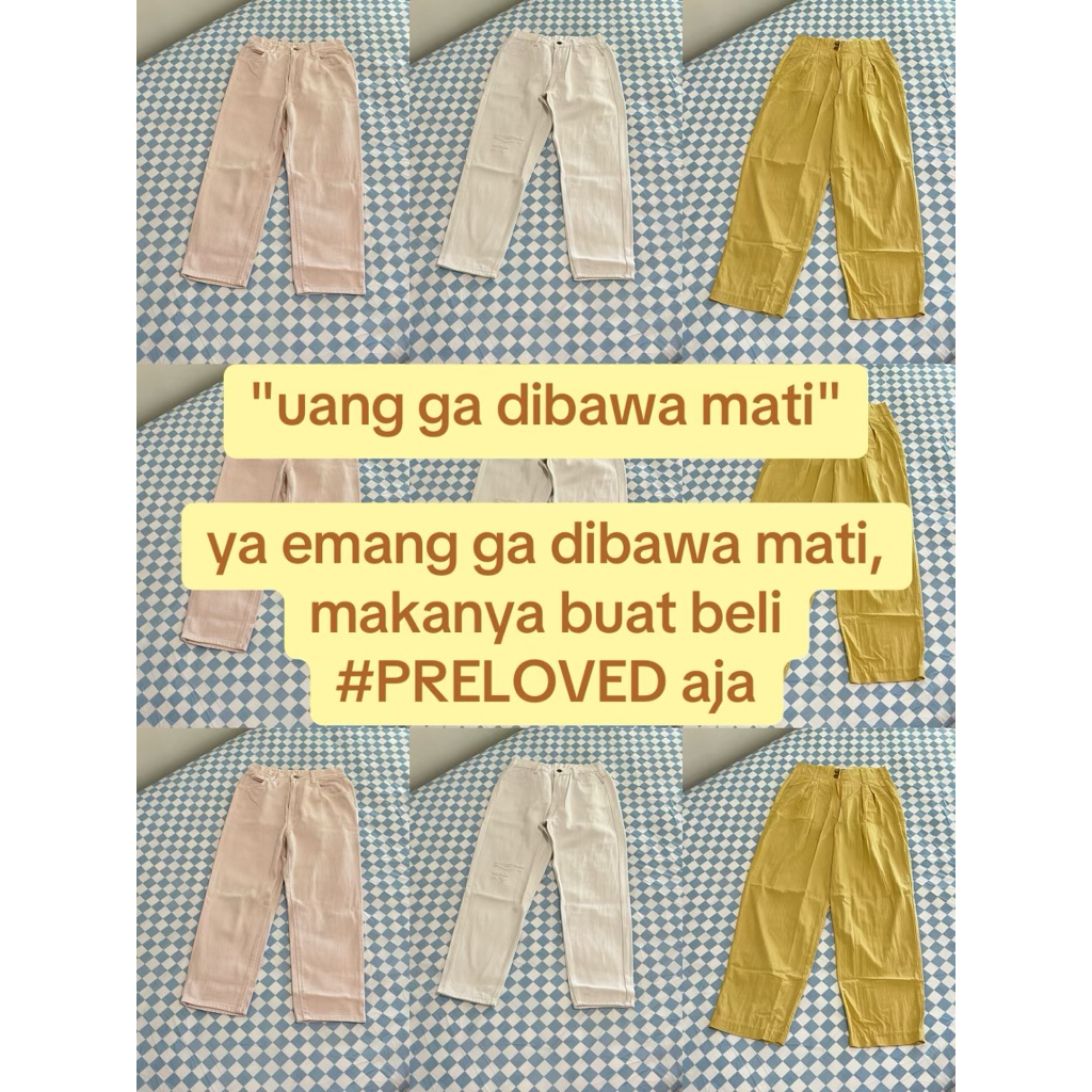 PRELOVED CELANA DAN ROK