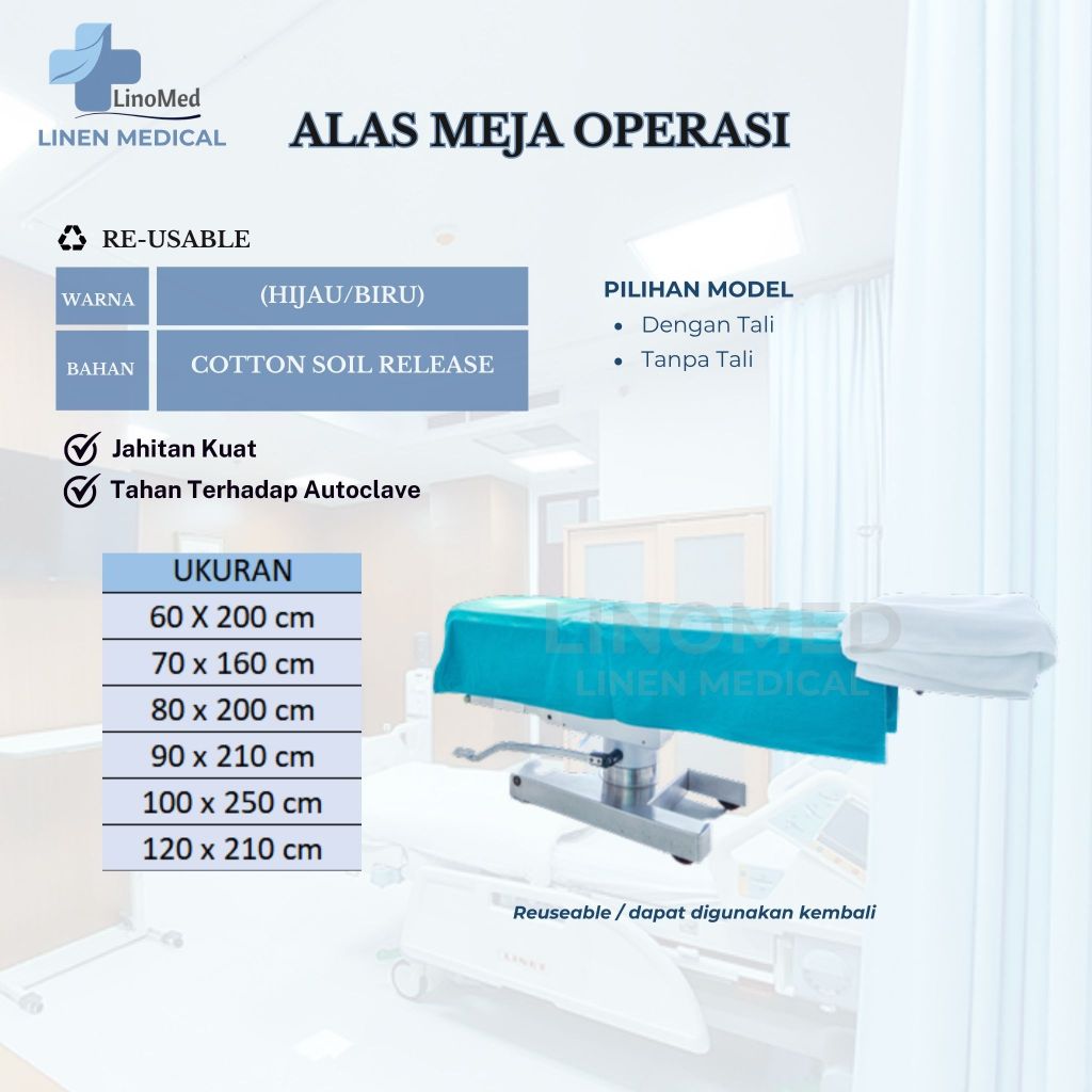 Alas Meja Operasi Cotton Soil Release