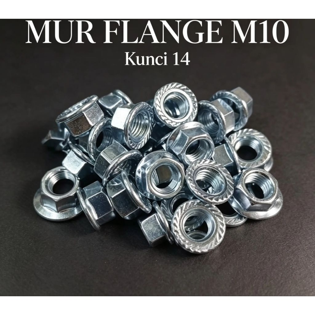 Mur flang m10 kunci 14