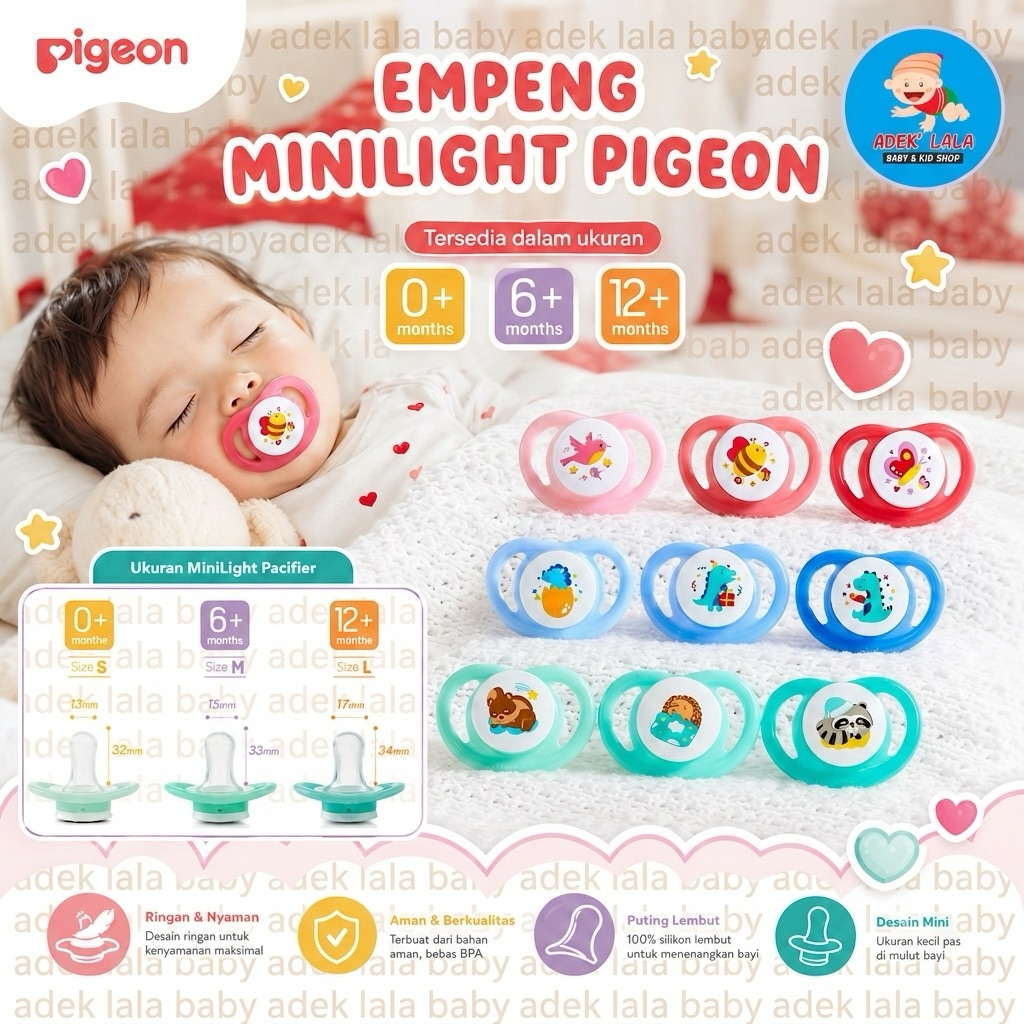 Minilight Empeng Pigeon Silicone Pacifier