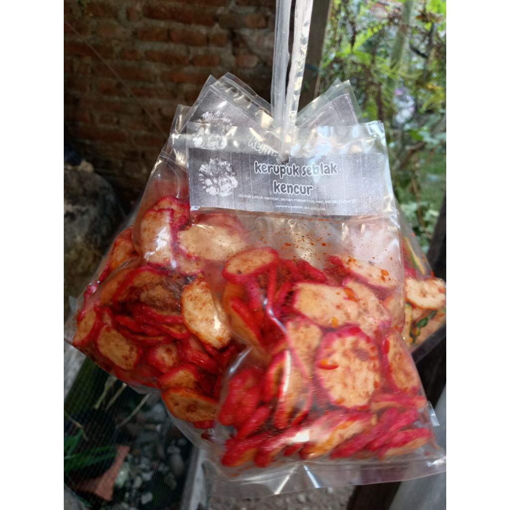 krupuk seblak kencur