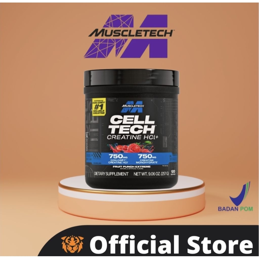 MUSCLETECH Cell tech creatine HCL 120 serving celltech 120s