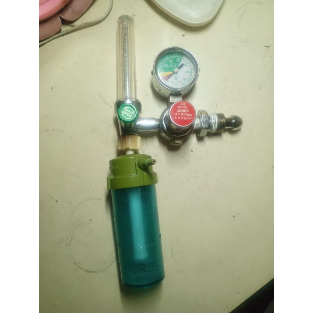 regulator oksigen bekas