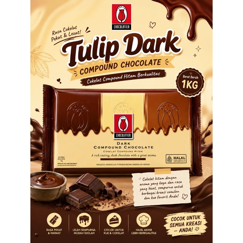 Tulip Dark Compound 1kg