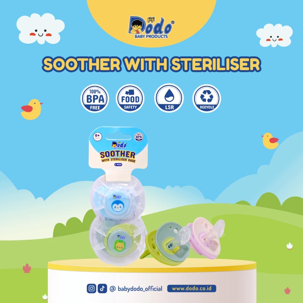 Dodo Soother with Steriliser Case