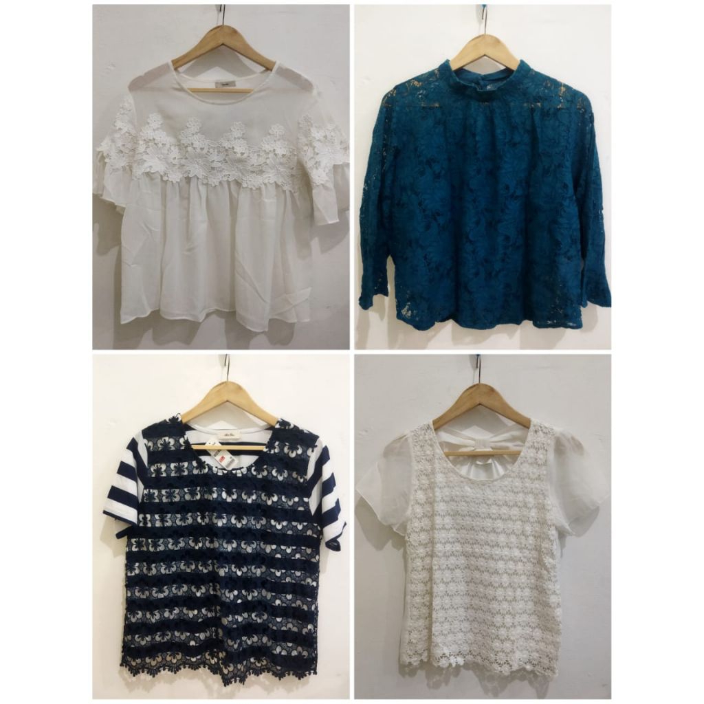 Blouse Prada dan brukat