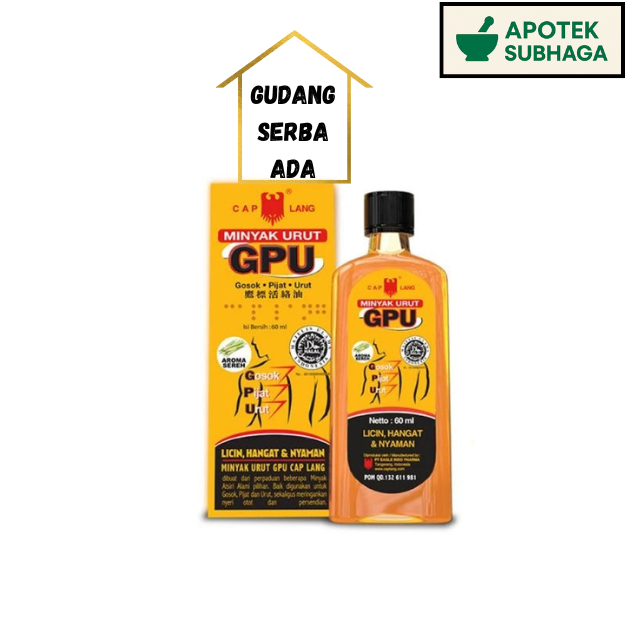 Minyak urut GPU Cap Lang botol 30 ml