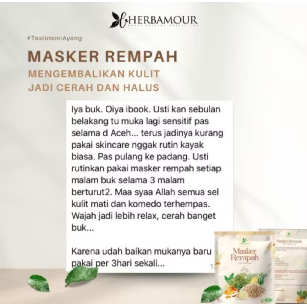 Masker Rempah by Lamour