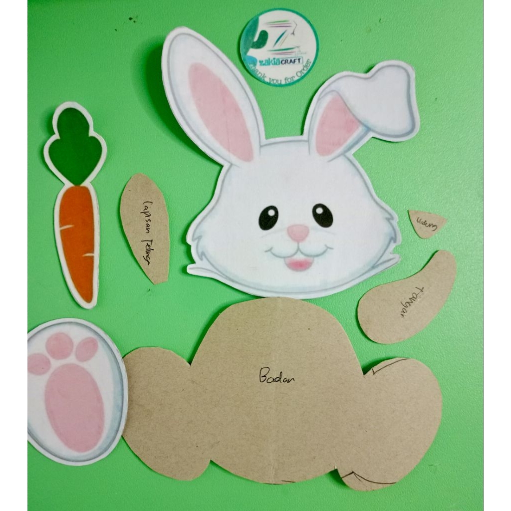 Request Pola Boneka Karton Duplex