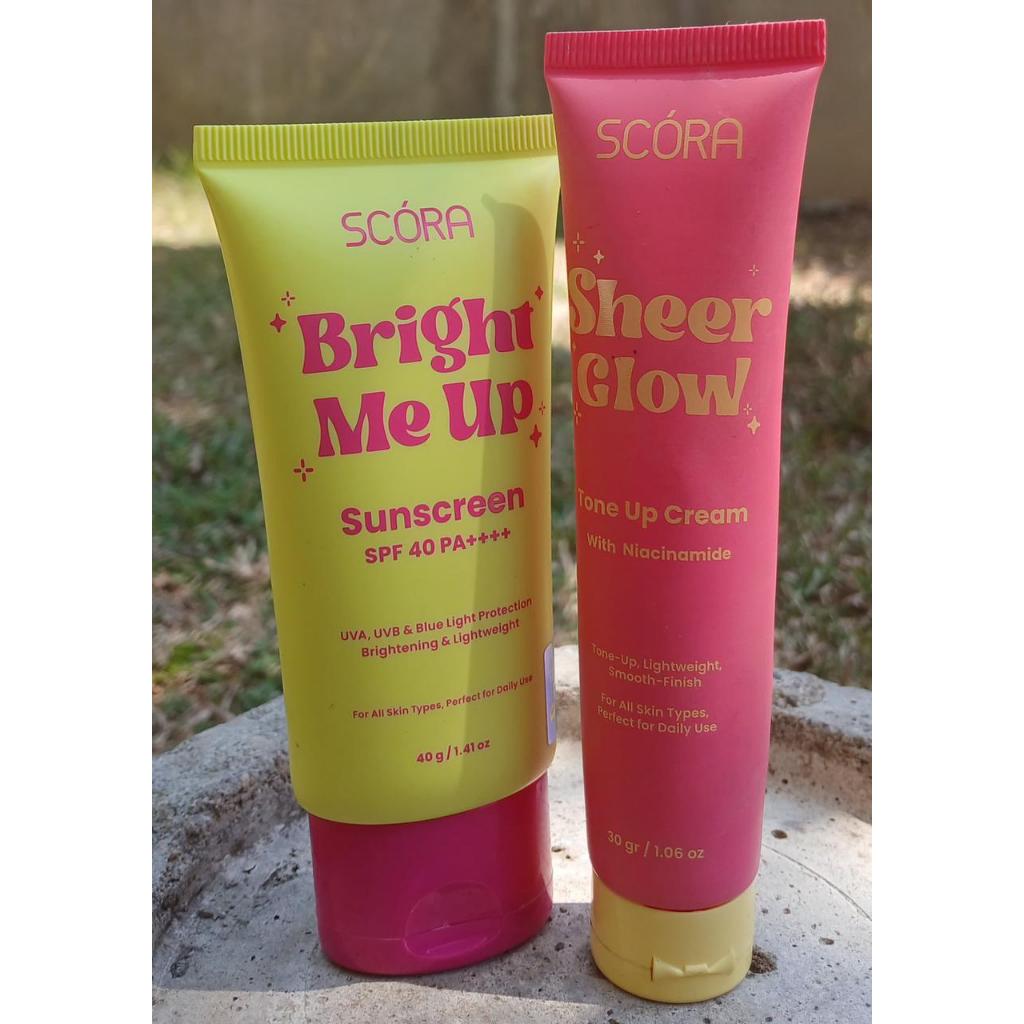scora Bright Me up sunscreen