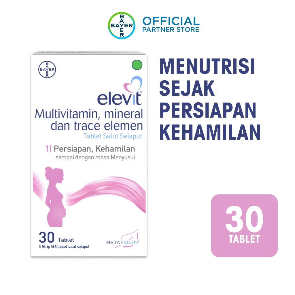 Elevit Multivitamin Kehamilan 30 Kaplet