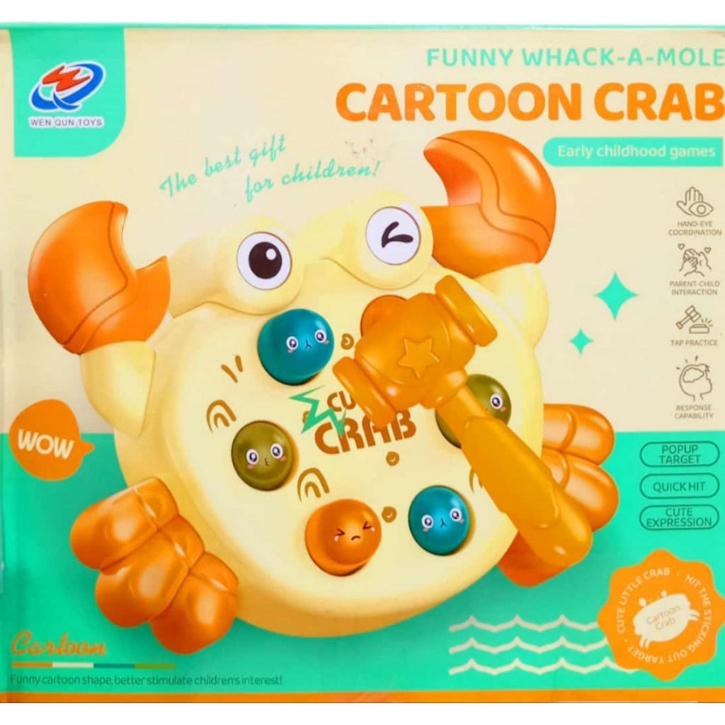 Mainan edukatif Crab