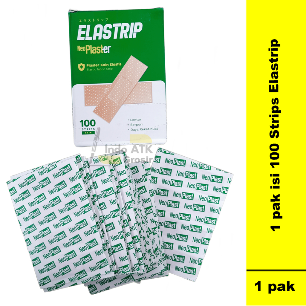 1 Pak Elastrip isi 100 lembar/Elastrip New Plaster