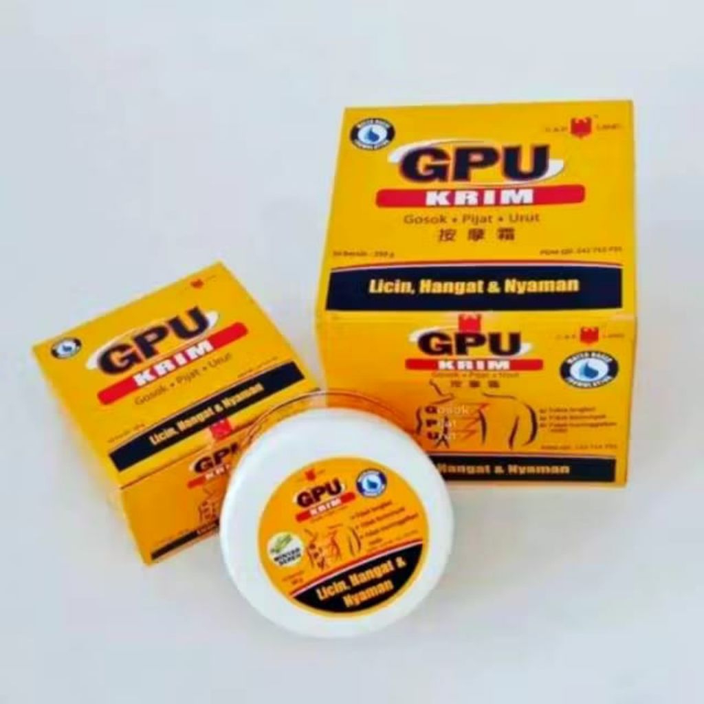 GPU Krim /GPU Cream Cap Lang 150gr & 250 Gr